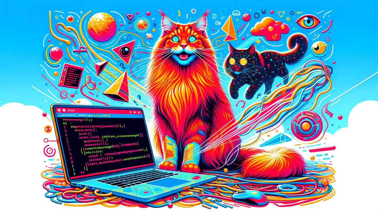 A futuristic control room with screens and a robotic arm interacting with UI elements