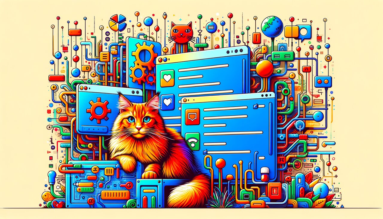 A blacksmith workshop forging data feeds with scrolls and warm lighting