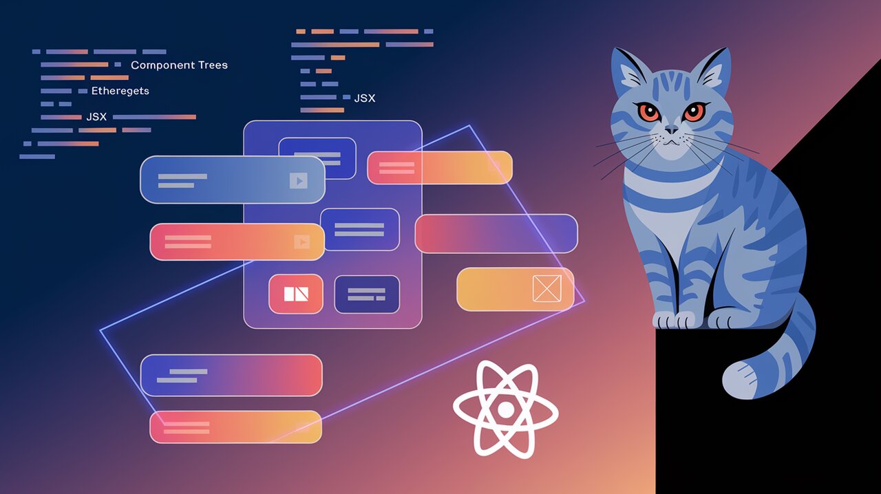 React selectable interface with selection box and observing cat