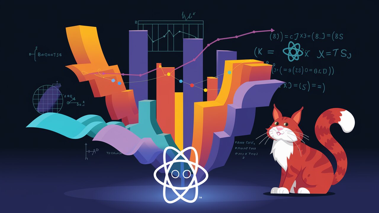 Abstract visualization of React and D3 charts