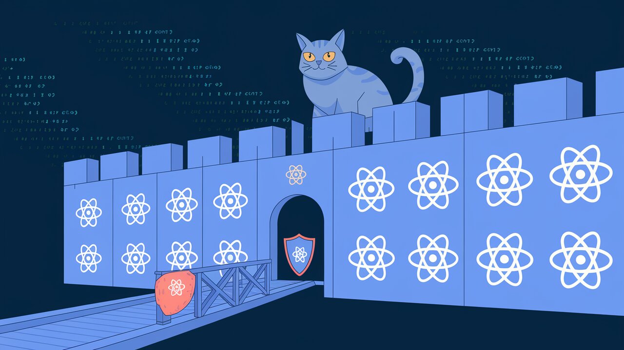 Secure React app fortress with Redux walls and redux-authentication shield