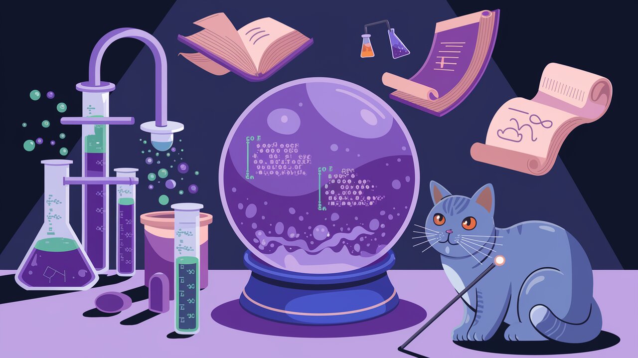 Magical laboratory with Redux code transforming into test cases