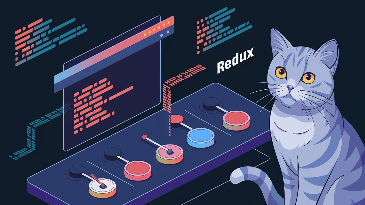 Illustration of redux-query-sync synchronizing UI controls with URL parameters