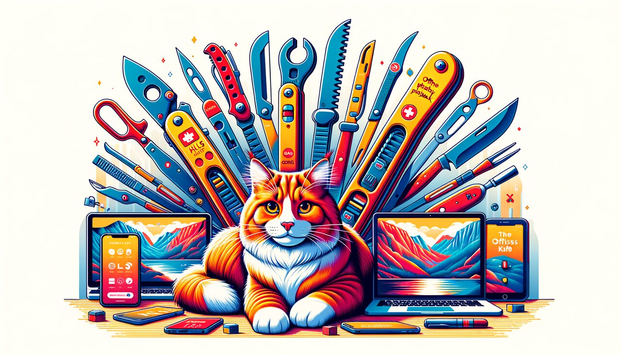 Home theater setup with streaming video on a large screen