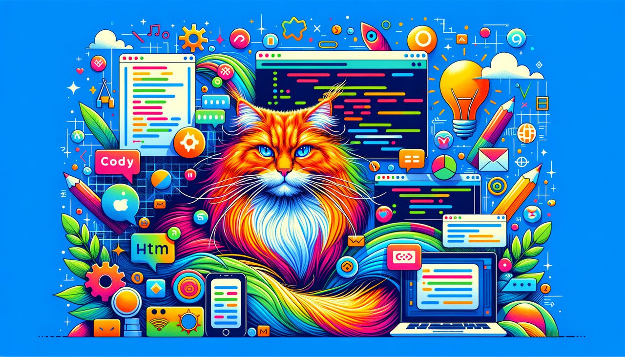 A colorful post office sorting room with glowing envelopes