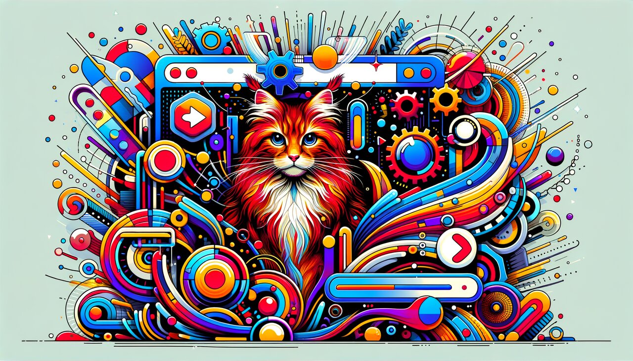 Browser window with stretched animations and clocks showing different speeds