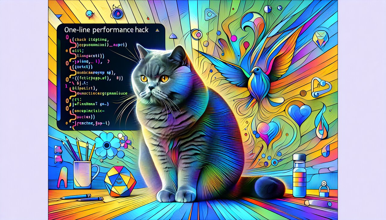 Futuristic control room with performance optimization dashboards